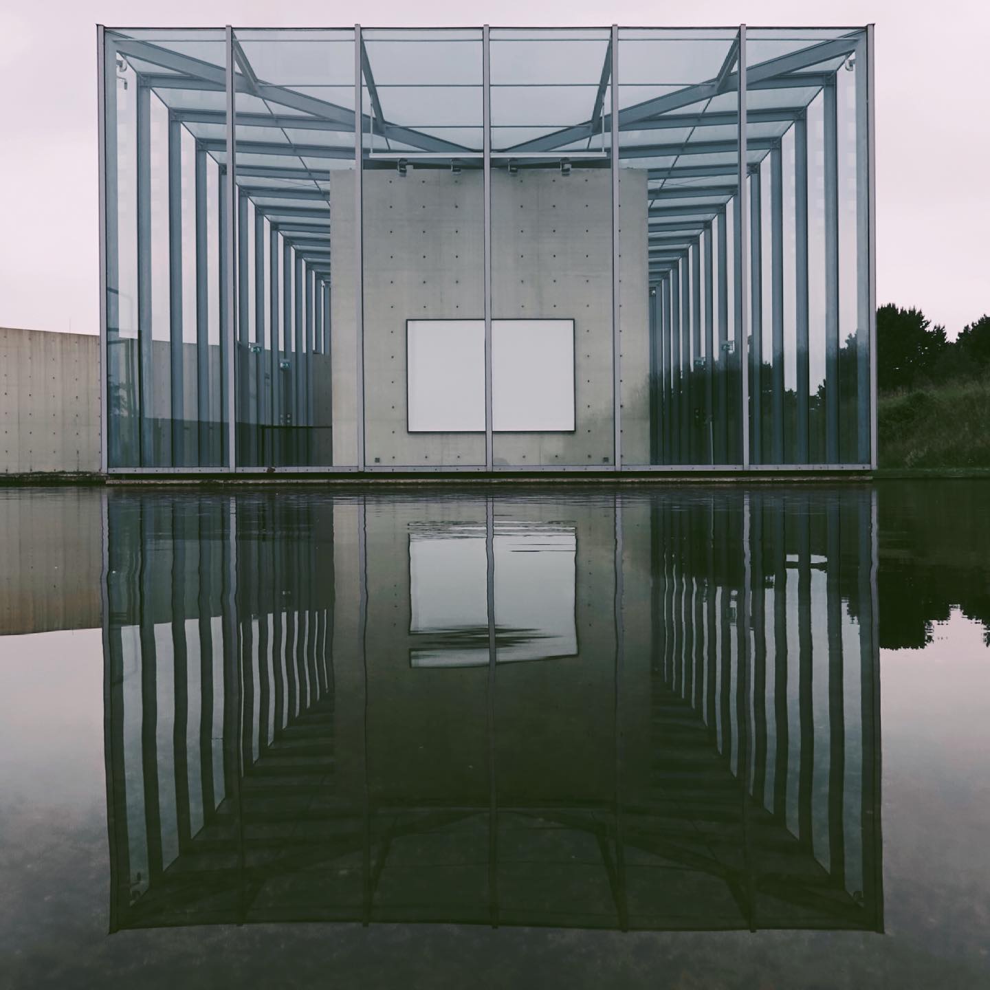 Ausstellungsgebäude der Langen Foundation, Neuss, Germany, June 2021