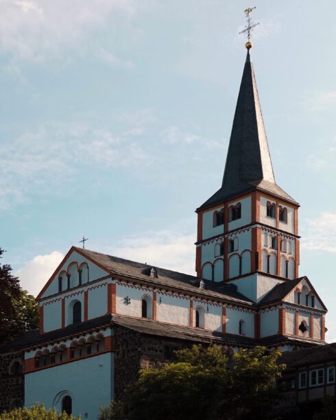 St. Maria und Clemens, Doppelkirche Schwarzrheindorf, Bonn, July 2021